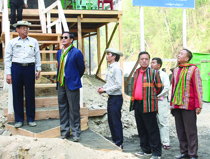 VP U Henry Van Thio inspects road, bridge construction in Chin State |  Myanmar Digital News