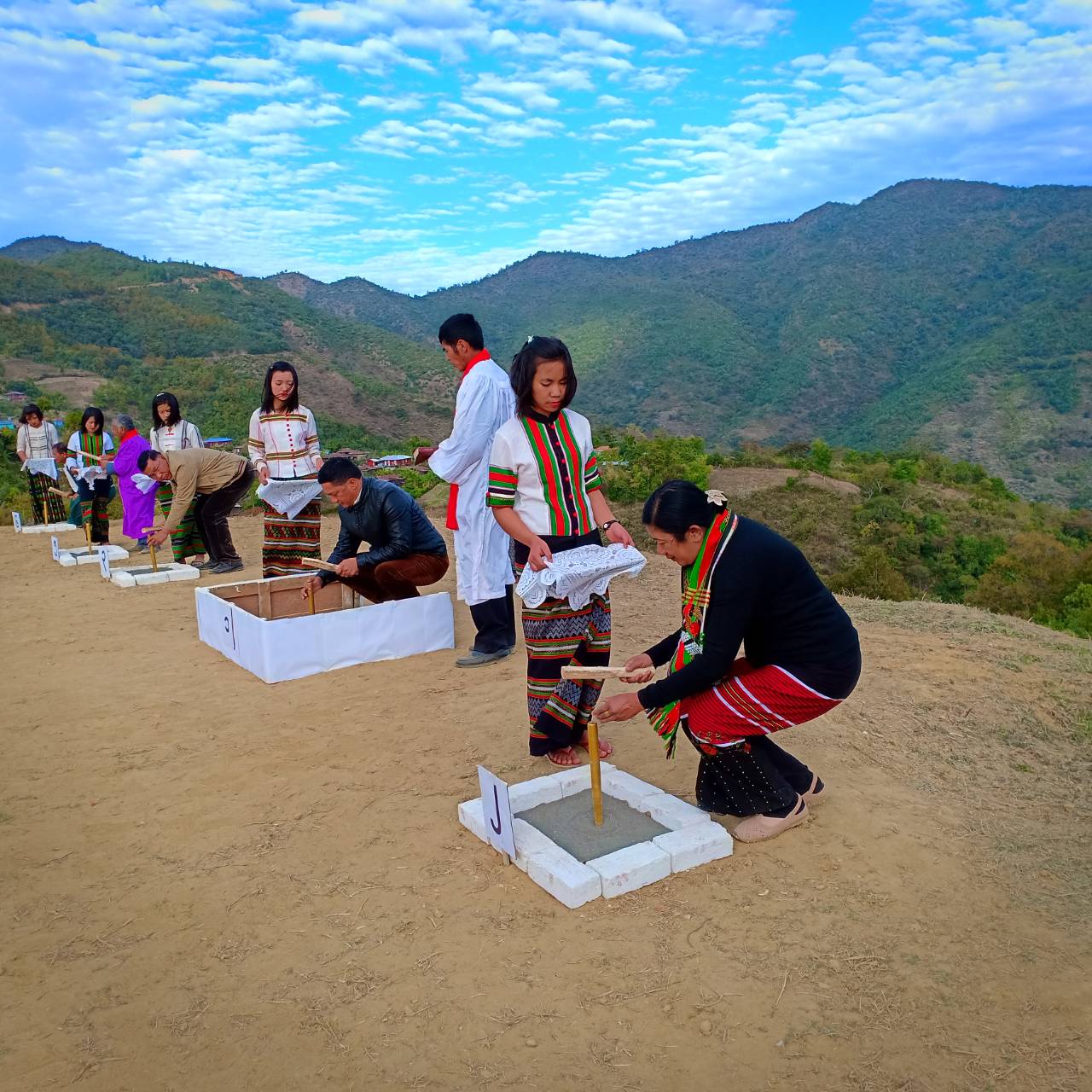Groundbreaking For Construction Of School Facility Held In Tedim